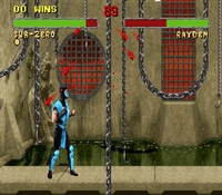 une photo d'Ã©cran de Mortal Kombat 2 sur Nintendo Super Nes